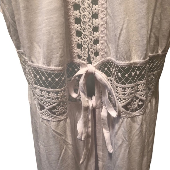 Belle Beach by Kim Gravel Regular Slub Knit Tie Front Cover Up QVC 1X Beach Wear - Picture 8 of 10